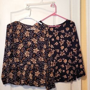 Set of 2 The Limited Size Small Tops